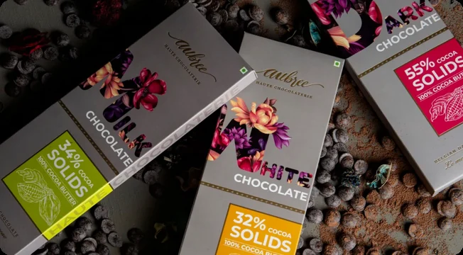 Aubree chocolate D2C product