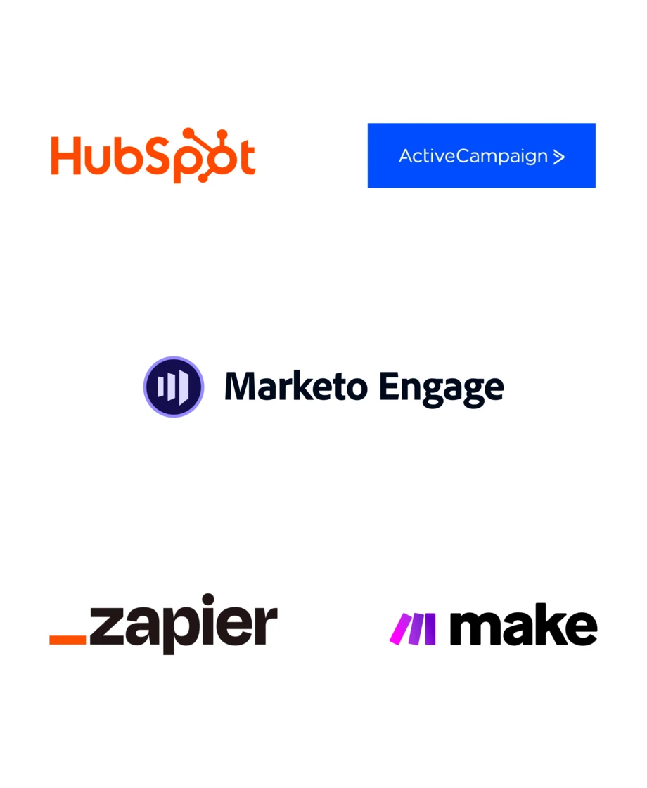 Marketing Automation tools we work with