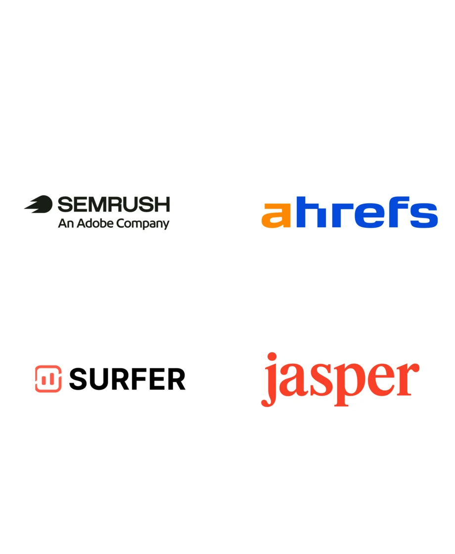 SEO & Content tools we work with