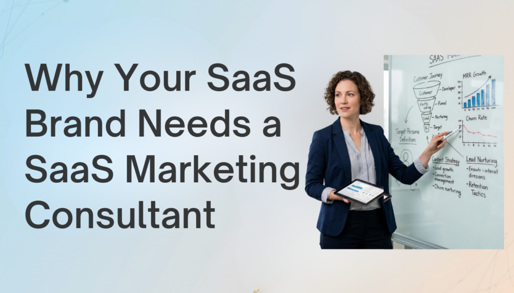 Why Your SaaS Brand Needs a SaaS Marketing Consultant