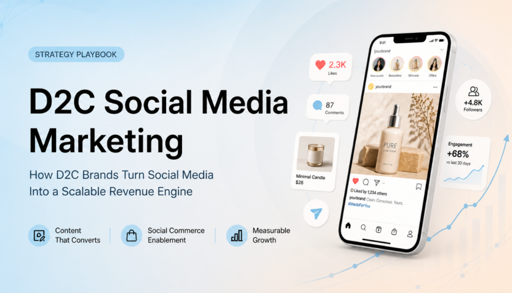 D2C Social Media Marketing: How to Turn This in Monthly Revenue