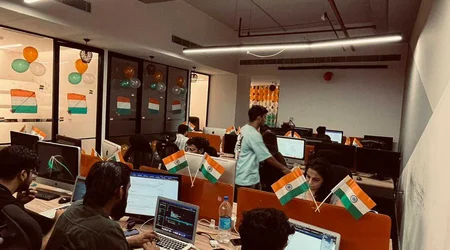 Voxturr team at the office